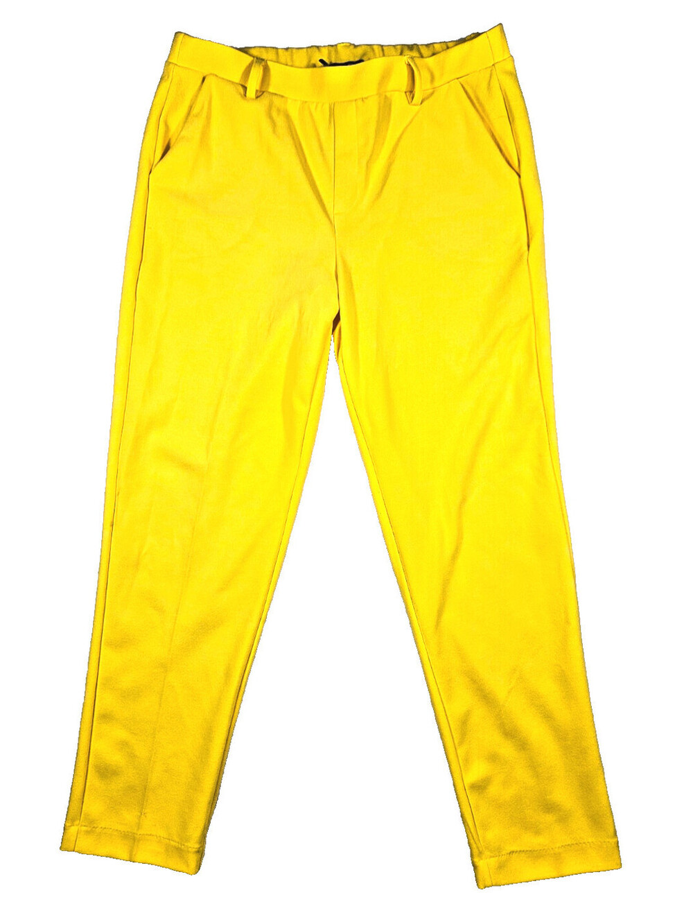 BBJ Los Angeles Boom Boom Jean, Size L Bright Yellow Trousers